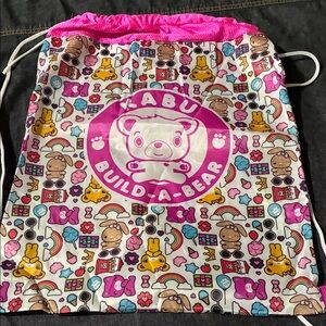 Build-A-Bear Kabu Kids Bag - Pink and White